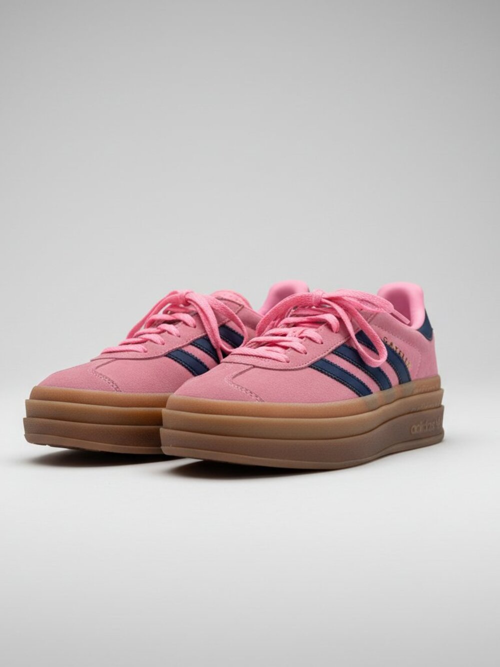 Adidas Gazelle Pink Suede Sneakers Size 8